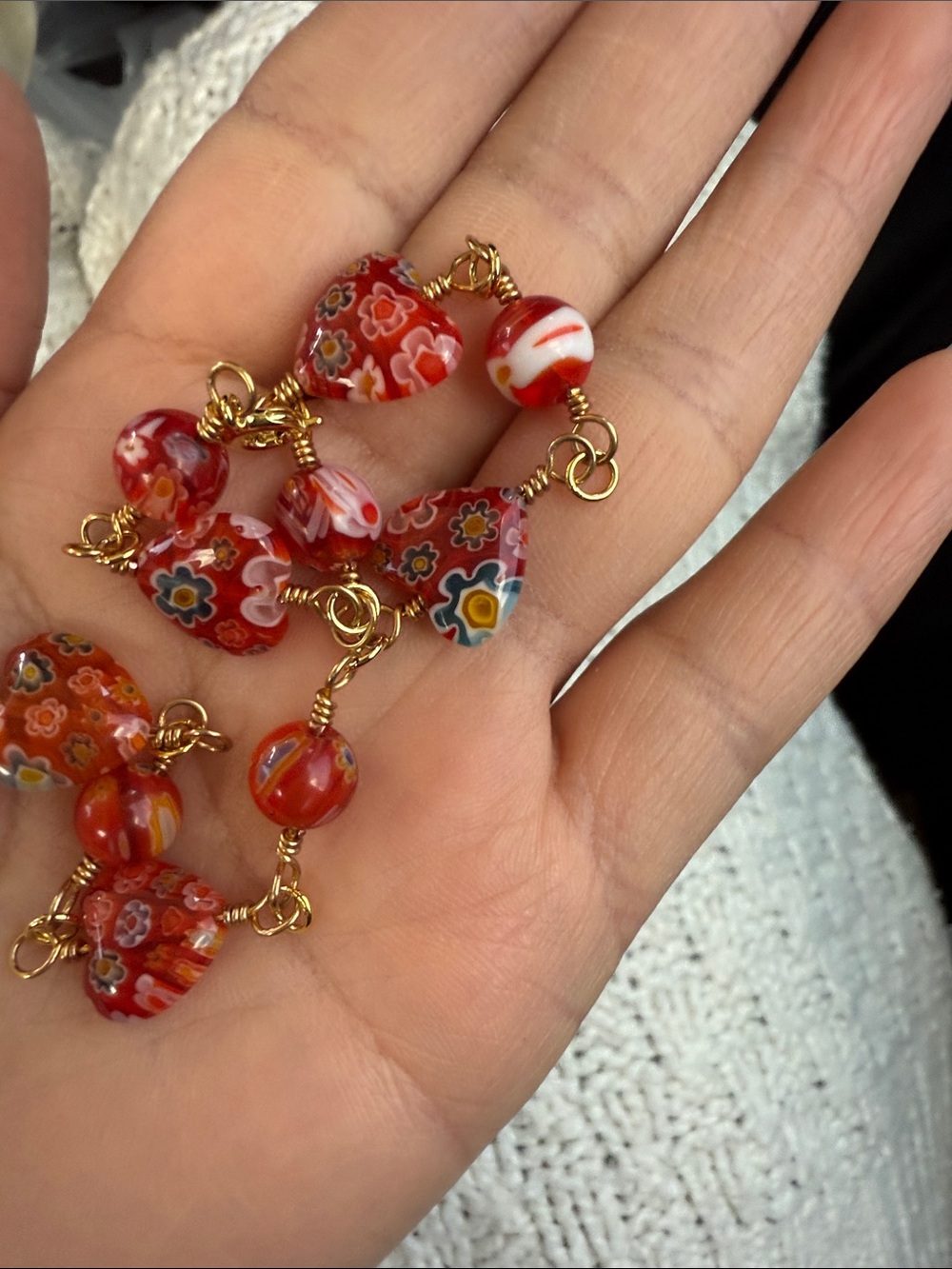 Assorted Multicolor Beaded Anklets - Picture 16 of 16
